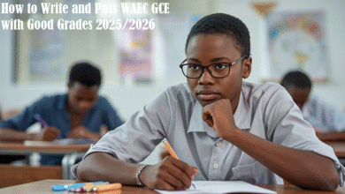 How to Write and Pass WAEC GCE with Good Grades 2025/2026